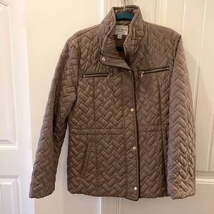 Cole Haan fall jacket. Tan/Taupe color. Size XL (12-14)